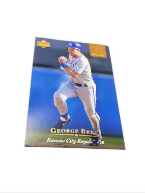 1995 Upper Deck Final Tribute - George Brett - KC Royals Baseball Card #449